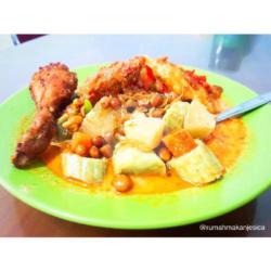 Lontong   Ayam Goreng