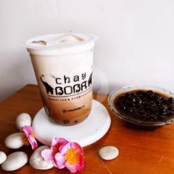 Ovaltine Macchiato   Boba