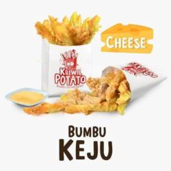 Kentang / Potato Kriwil Bumbu Keju Uk. Small