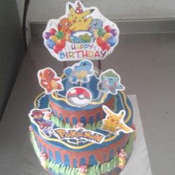 Coklat Cake Pokemon