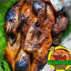 Bebek Bakar Utuh  Srundeng  Lalap Sambal