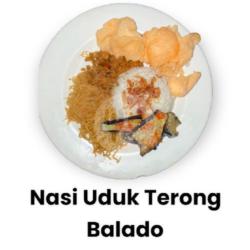 Nasi Uduk Terong Balado