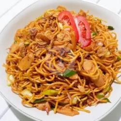 Mie Campur Nasi Goreng Sosis