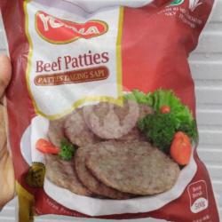 Yona Beef Patties 500gr Isi 10pcs (tinggal 1pcs Saja)