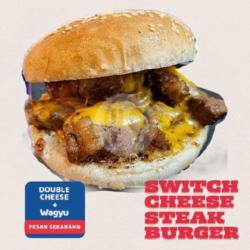 Switch Philly Cheese Steak Burger