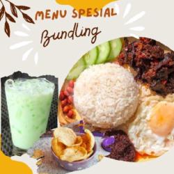 (new!) Sego Uleg Kemangi   Ayam Geprek Bakar   Tempe  Susu Soda Melon