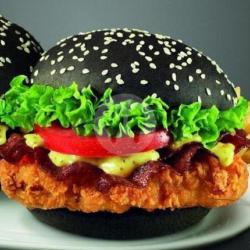 Burger Black Ayam Crispy