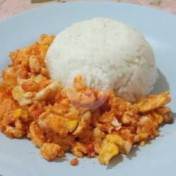 Nasi Telor Orak Arik