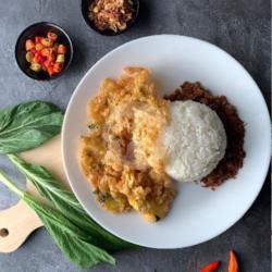 Nasi Abon Telur