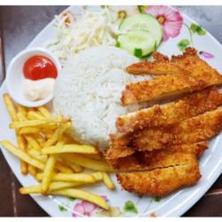 Chicken Katsu Ayam   Kentang  Nasi (best Seller)