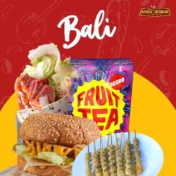 Bali (burger Sauce Keju   Kebab Jumbo   Fruit Tea Free Tempura )