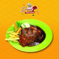 Crispy Chicken Steak Lada Hitam