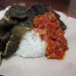 Sego Sambel Babat Goreng