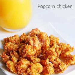 Popcorn Chicken Saos Keju