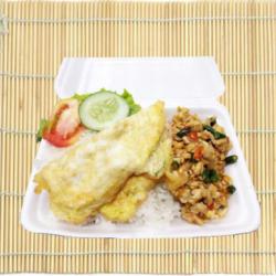 Rice Pack Tempe Orek Sambal Kencur Spesial Telorr