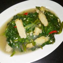 Cah Kangkung Bakso Udang