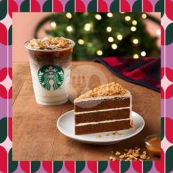 Toffee Nut Cake   Iced Caramel Macchiato, Tall Size