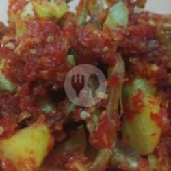 Balado Ikan Asin Lome   Nasi Putih