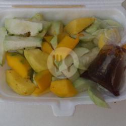 Rujak Jambu Kristal Campur Mangga Sambal Colek