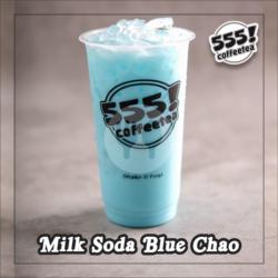 Milk Soda Blue Curacao