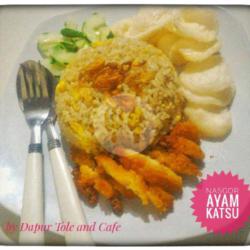 Nasgor Ayam Katsu/ Sosis ( Non Msg )