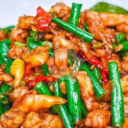 Tumis Kacang Panjang Tempe