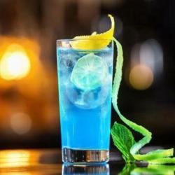 Ice Blue Ocean Mocktail