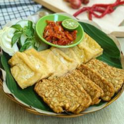 Nasi Tahu Tempe Goreng