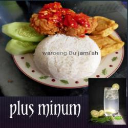 Nasi Ayam Geprek Istimewa   Ice Jeniper