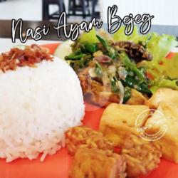 Ayam Bejeg   Nasi