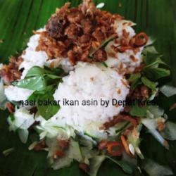 Nasi Bakar Ayam/ Ikan Asin/ Tongkol Suwir