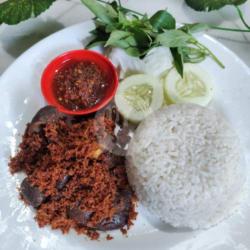 Nasi Ati Ampela Bebek Goreng Kremes