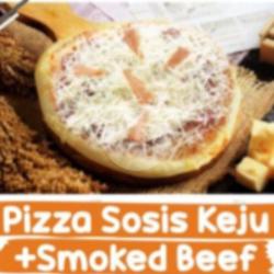 Pizza Sosis Keju Smocked Beef