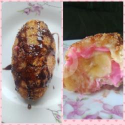 Pisang Lumer Tiramitsu   Coklat