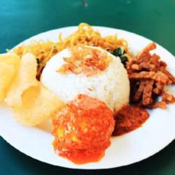 Nasi Putih Telur Balado
