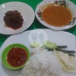Nasi Campur Rendang Daging