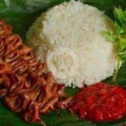 Nasi Usus Bakar   Es Teh