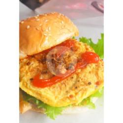 Burger Telur Dadar