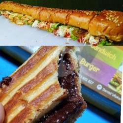 Roti John Premium   Rokar Tiramisu Coklat Nanas Strawberry