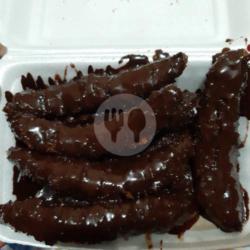 Pisang Crispy Full Glaze Coklat