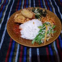 Nasi Gorengan / Perkedel   Gratis Es Teh