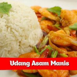Udang Asam Manis Komplit