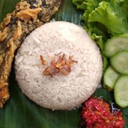 Nasi Lele Kriuk   Telor Dadar