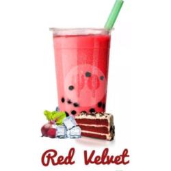 Boba Drink Red Velvet