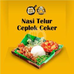 Nasi Telur Ceplok Sambal Ceker