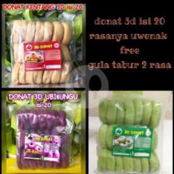 Donat Pandan Frozen Isi 20pcs