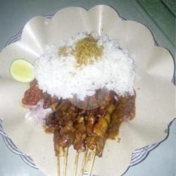 Sate Kambing   Nasi