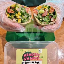 Wrap Salad Supprise Egg