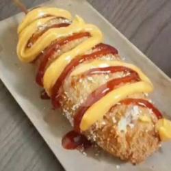 Corn Dog Mozarella Saus Keju