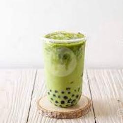 Es Brown Sugar Boba Matcha Latte